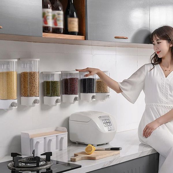 storage box kitchen wall-mounted tank plastic container airtight bottles & jars
storage box kitchen wall-mounted tank plastic container airtight bottles & jars