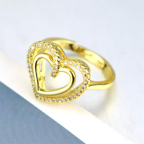 wedding rings irregular love heart-shaped cz ring ladies engagement party attending gold adjustable ins fashion jewelry, Slivery;golden
wedding rings irregular love heart-shaped cz ring ladies engagement party attending gold adjustable ins fashion jewelry, Slivery;golden
