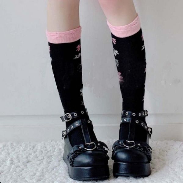 dress shoes spring female lolita cute women's pumps platform wedges high heels sweet gothic cosplay woman, Black
dress shoes spring female lolita cute women's pumps platform wedges high heels sweet gothic cosplay woman, Black