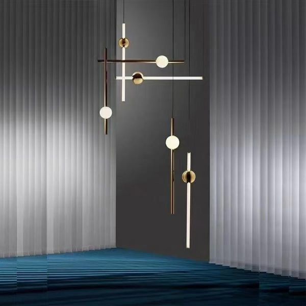 pendant lamps nordic metal luminous ball light luxury led restaurant chandelier modern minimalist staircase bar cafe can be combined
pendant lamps nordic metal luminous ball light luxury led restaurant chandelier modern minimalist staircase bar cafe can be combined