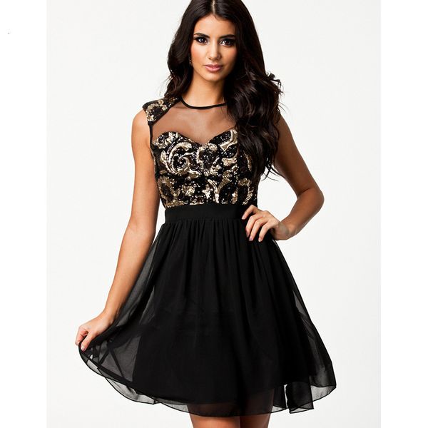 2021 new spring summer women sleeveless lace embroidery floral black short party ladies night club casual 3tmj, Black;gray
2021 new spring summer women sleeveless lace embroidery floral black short party ladies night club casual 3tmj, Black;gray