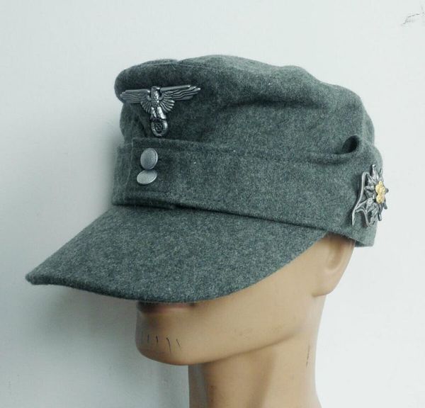 berets military german army m43 field wool cap hat & eagle badge edelweiss pin full size, Blue;gray
berets military german army m43 field wool cap hat & eagle badge edelweiss pin full size, Blue;gray