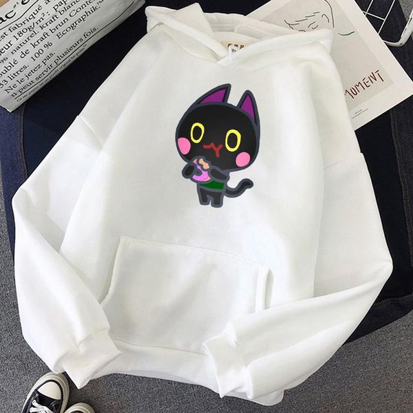 women's hoodies & sweatshirts cute little cat korean sweatshirt men women casual pullover hip hop long sleeve streetwear print basic sp, Black
women's hoodies & sweatshirts cute little cat korean sweatshirt men women casual pullover hip hop long sleeve streetwear print basic sp, Black