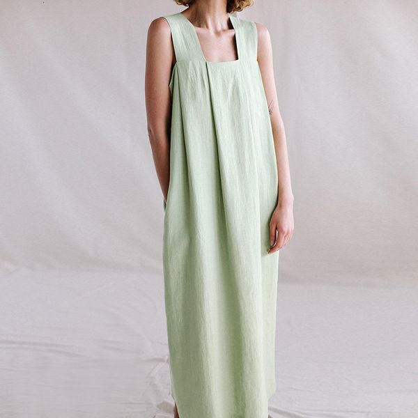 casual dresses 2021 women cotton and linen long square collar loose style oversize summer solid color sleeveless vestidos 8yom, Black;gray
casual dresses 2021 women cotton and linen long square collar loose style oversize summer solid color sleeveless vestidos 8yom, Black;gray