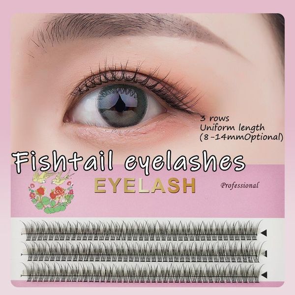 false eyelashes fishtail grafted eyelashes. handmade are soft and comfortable. self dovetail c-curved
false eyelashes fishtail grafted eyelashes. handmade are soft and comfortable. self dovetail c-curved