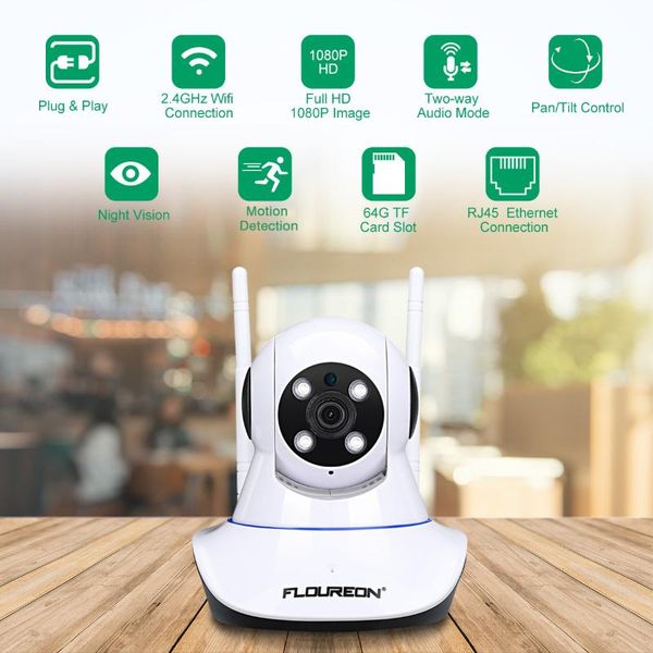 cameras floureon 1080p 2.0mp ip camera wifi h.264 wireless surveillance pan/tilt infrared led night vision home security eu
cameras floureon 1080p 2.0mp ip camera wifi h.264 wireless surveillance pan/tilt infrared led night vision home security eu