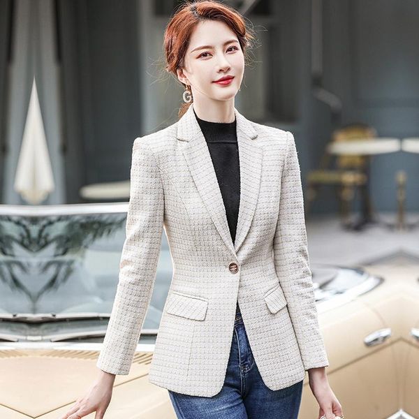 women's suits & blazers fabric autumn winter elegant white formal women jackets coat ol styles ladies outwear blaser plus, White;black
women's suits & blazers fabric autumn winter elegant white formal women jackets coat ol styles ladies outwear blaser plus, White;black