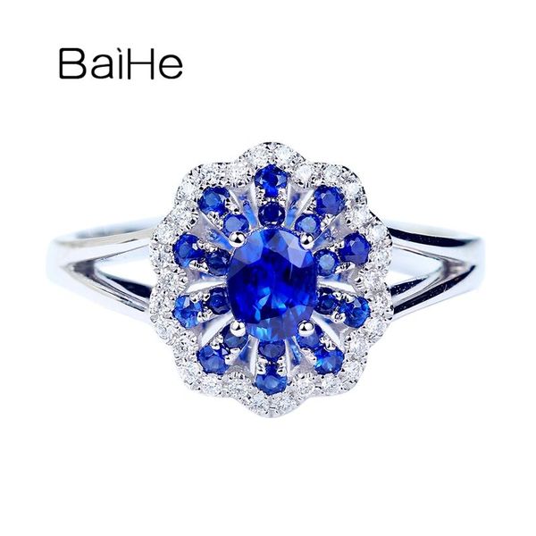 cluster rings baihe solid 14k white gold 0.35+0.25ct natural sapphirs 0.10ct diamonds fine jewelry wedding gift luxury ring, Golden;silver
cluster rings baihe solid 14k white gold 0.35+0.25ct natural sapphirs 0.10ct diamonds fine jewelry wedding gift luxury ring, Golden;silver