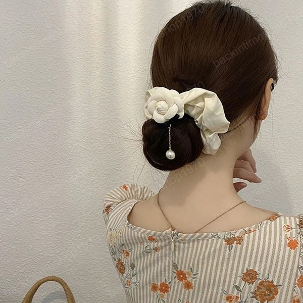 elastic hairbands ponytail holder hair accessories soft hair tie rope scrunchies flower large intestine hair ring, Slivery;white
elastic hairbands ponytail holder hair accessories soft hair tie rope scrunchies flower large intestine hair ring, Slivery;white