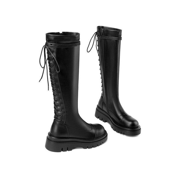 boots qzyerai autumn winter genuine leather motorcycle women knee high design platform riding thick heel, Black
boots qzyerai autumn winter genuine leather motorcycle women knee high design platform riding thick heel, Black