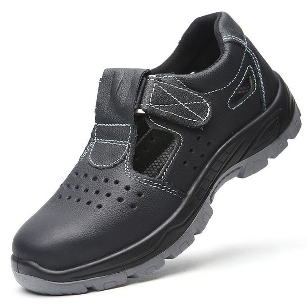 boots mens fashion big size steel toe cap working safety shoes soft leather sandals platform worker summer security male, Black
boots mens fashion big size steel toe cap working safety shoes soft leather sandals platform worker summer security male, Black