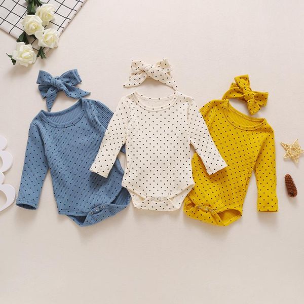 jumpsuits born baby boys girls long sleeves dot ribbed romper + headband outfits summer clothes kleding meisje ropa niña, Blue
jumpsuits born baby boys girls long sleeves dot ribbed romper + headband outfits summer clothes kleding meisje ropa niña, Blue