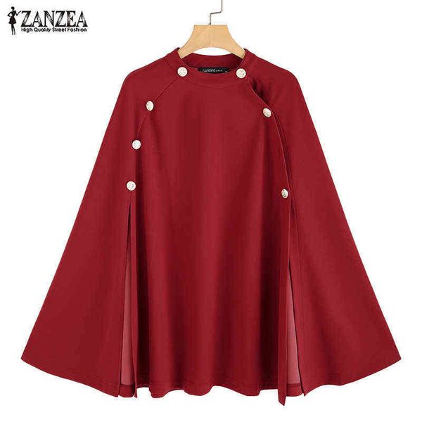 autumn button pullovers zanzea women casual windbreaker fashion solid sleeveless split cape coats cloak kaftan ponchos female h1123, Blue;gray
autumn button pullovers zanzea women casual windbreaker fashion solid sleeveless split cape coats cloak kaftan ponchos female h1123, Blue;gray
