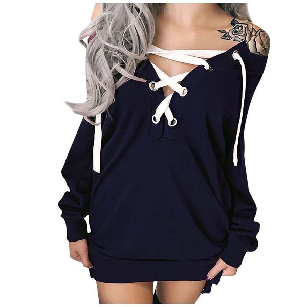 women's hoodies & sweatshirts jaycosin 2021 harajuku women winter bandage long sleeve solid color fashion casual v-neck mujer camiseta, Black
women's hoodies & sweatshirts jaycosin 2021 harajuku women winter bandage long sleeve solid color fashion casual v-neck mujer camiseta, Black