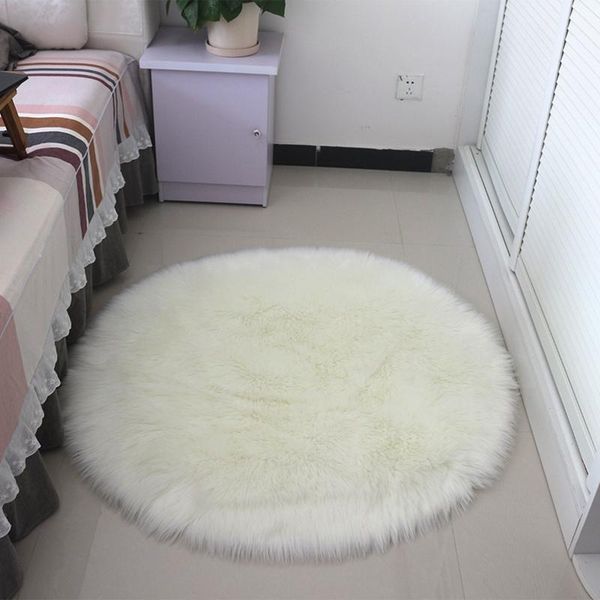 carpets 30/40/60cm round soft washable faux sheepskin fur carpet bench blanket home decoration
carpets 30/40/60cm round soft washable faux sheepskin fur carpet bench blanket home decoration