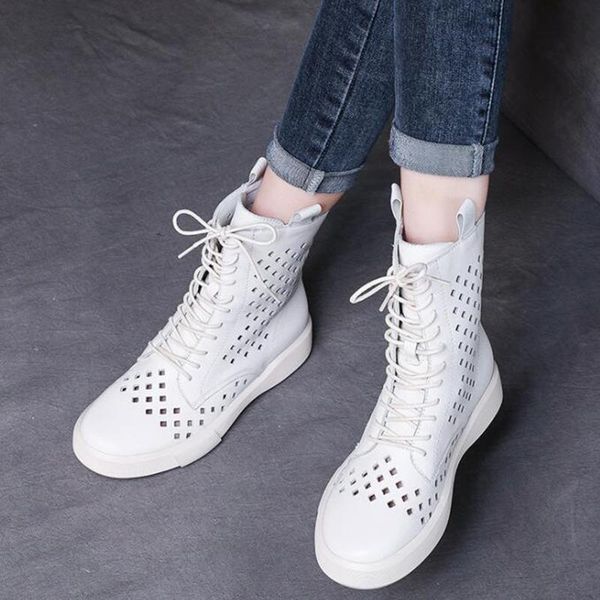 boots gktinoo 2021 summer ankle genuine leather shoes women med high heel back zipper cutout breathable mujer zapatos, Black
boots gktinoo 2021 summer ankle genuine leather shoes women med high heel back zipper cutout breathable mujer zapatos, Black