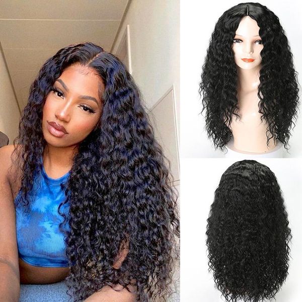 synthetic wigs afro curly wig for african women natural long wave 150% density high temperature american cosplay, Black
synthetic wigs afro curly wig for african women natural long wave 150% density high temperature american cosplay, Black