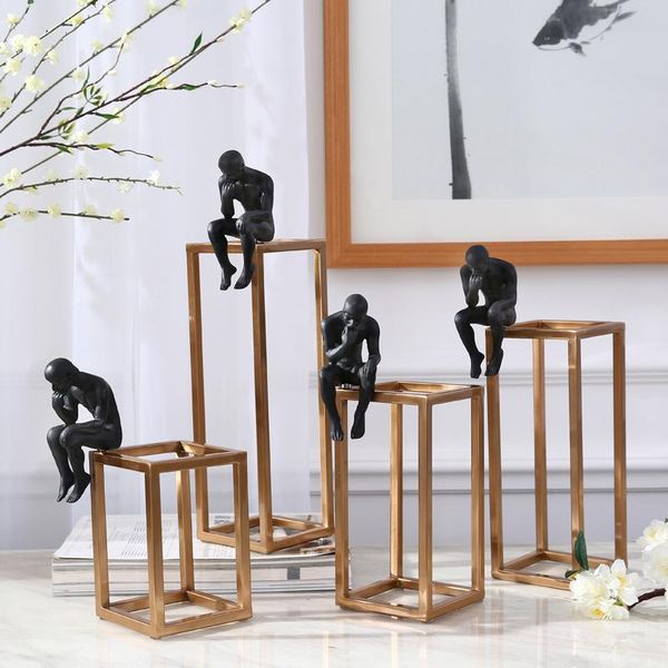 thinker rodin sculpture gold stainless steel frame deskdecoration modern elegant soft-fitting home decor figure adornment
thinker rodin sculpture gold stainless steel frame deskdecoration modern elegant soft-fitting home decor figure adornment