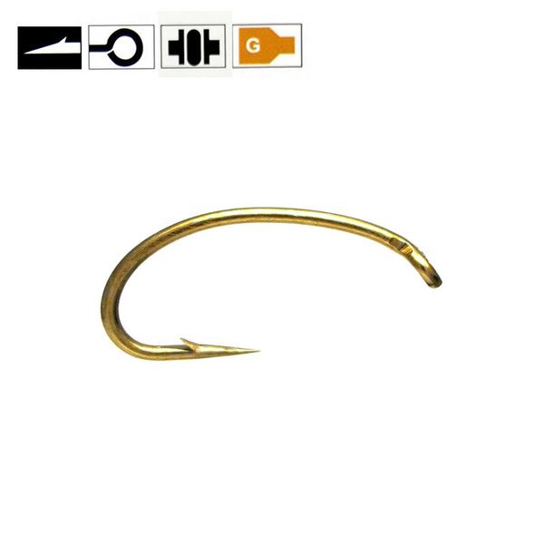 fishing hooks #14 gold color nymph stonefly scud shrimp tying micro barb forged shank offset ringed hegene
fishing hooks #14 gold color nymph stonefly scud shrimp tying micro barb forged shank offset ringed hegene