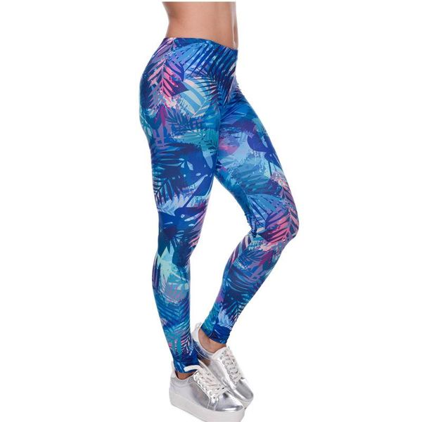 women's leggings 3d blue leaf printing women clothing fashio fitness slim pants outdoor sports high waist woman pant, Black
women's leggings 3d blue leaf printing women clothing fashio fitness slim pants outdoor sports high waist woman pant, Black