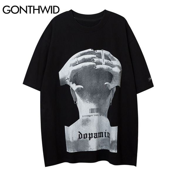 gonthwid tshirts streetwear harajuku creative punk rock rapper short sleeve tees shirts hip hop fashion casual cotton loose c0315, White;black
gonthwid tshirts streetwear harajuku creative punk rock rapper short sleeve tees shirts hip hop fashion casual cotton loose c0315, White;black