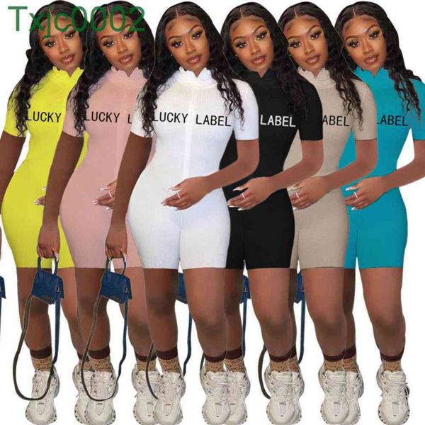 women jumpsuits slim sling designer summer solid color letters printed short sleeve zipper sports rompers tight overalls pants, Black;white
women jumpsuits slim sling designer summer solid color letters printed short sleeve zipper sports rompers tight overalls pants, Black;white
