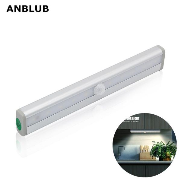 anblub 10led pir motion sensor led lights cupboard wardrobe bed lamp under cabinet night light for hallway closet stairs kitchen
anblub 10led pir motion sensor led lights cupboard wardrobe bed lamp under cabinet night light for hallway closet stairs kitchen