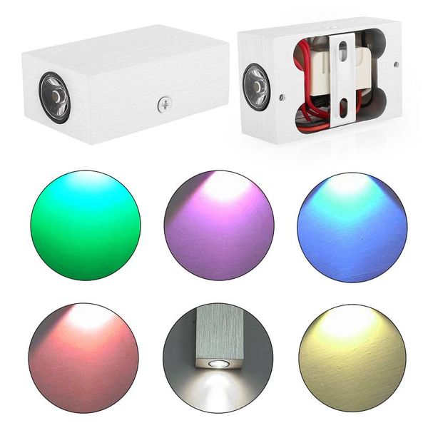 led wall lamp modern sconce stair light fixture living room bedroom 2w
led wall lamp modern sconce stair light fixture living room bedroom 2w