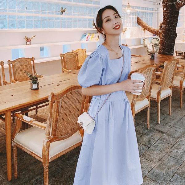 2021 summer loose skirt harajuku dress elegant square collar bandage dresses french white dress women vintage sweet solid color, Black;gray
2021 summer loose skirt harajuku dress elegant square collar bandage dresses french white dress women vintage sweet solid color, Black;gray
