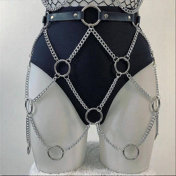 punk leather waist belt metal chain skirt women harness hollow nightclub hip hop black pu mini skirts
punk leather waist belt metal chain skirt women harness hollow nightclub hip hop black pu mini skirts