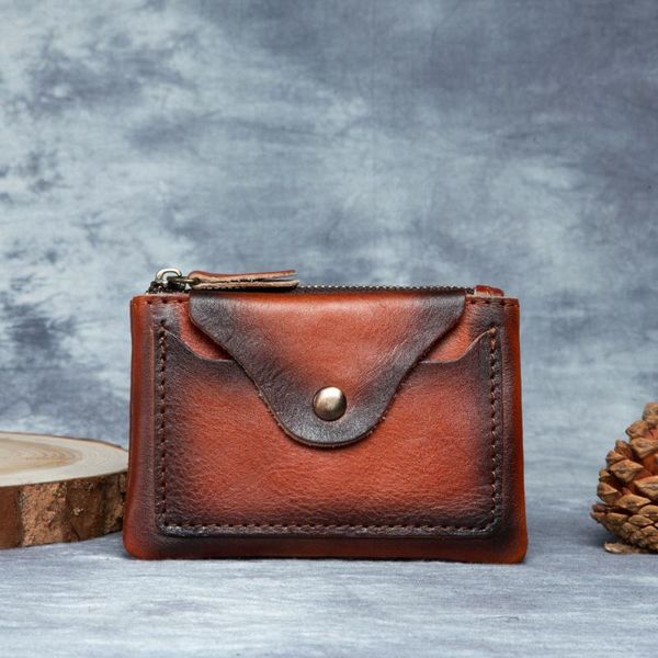 card holders leather mini wallet, ultra thin zipper coin bag, short hand key bag, Brown;gray
card holders leather mini wallet, ultra thin zipper coin bag, short hand key bag, Brown;gray