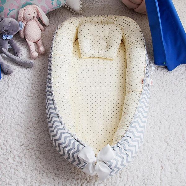 baby cribs cotton portable nest crib/cot kids bed with pillow lounger for born bassinet travel 85*50cm
baby cribs cotton portable nest crib/cot kids bed with pillow lounger for born bassinet travel 85*50cm