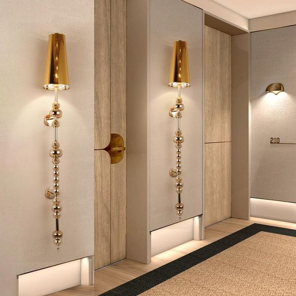 wall lamp modern stacked metal ball chrome golden silver led sconce light home decoration indoor luces lighting fixture
wall lamp modern stacked metal ball chrome golden silver led sconce light home decoration indoor luces lighting fixture