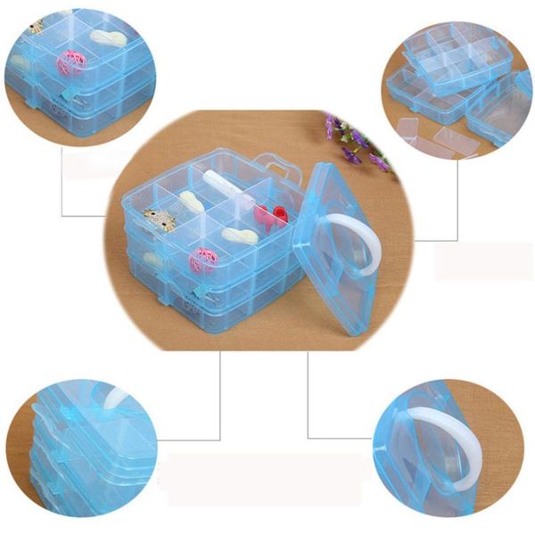storage boxes & bins 18 grids deskpills nail jewelry clear 3- layer women's sundries organizer box case tools saving space 50fb05
storage boxes & bins 18 grids deskpills nail jewelry clear 3- layer women's sundries organizer box case tools saving space 50fb05