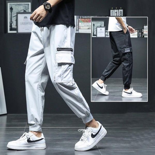 men's hip-hop harem casual streetwear jogging pants multi-pocket sweatpants, Black
men's hip-hop harem casual streetwear jogging pants multi-pocket sweatpants, Black