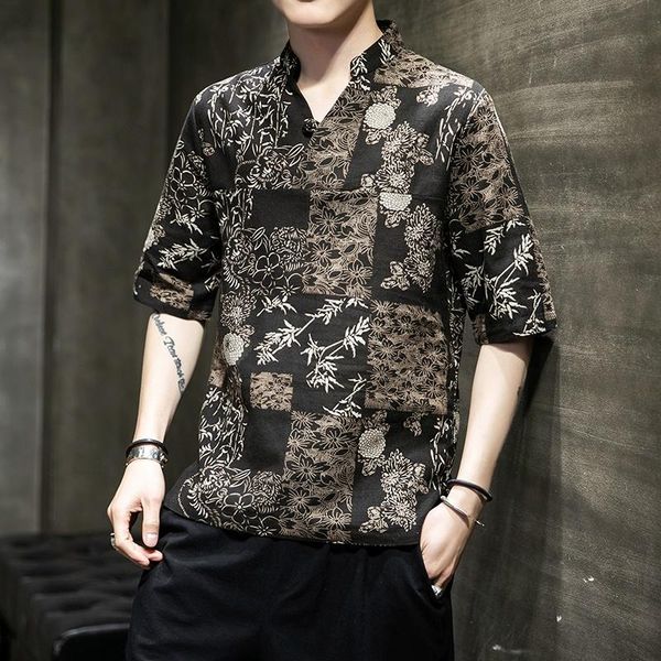 ethnic clothing men streetwear chinese style t-shirt japanese harajuku fashion print casual blouse tang suit retro tee shirts 3, Red
ethnic clothing men streetwear chinese style t-shirt japanese harajuku fashion print casual blouse tang suit retro tee shirts 3, Red
