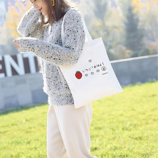 evening bags women canvas shoulder tote environmental protection fashion strawberry printed harajuku style handbag shopping pouch
evening bags women canvas shoulder tote environmental protection fashion strawberry printed harajuku style handbag shopping pouch