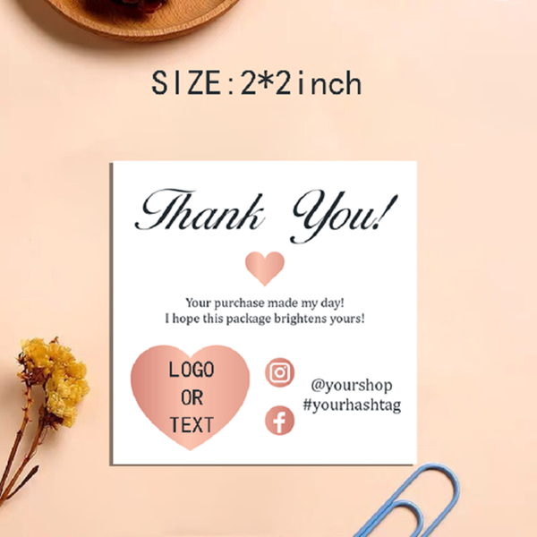 customize your own thank you card diy thank you card rose gold modern for your order cards package insert
customize your own thank you card diy thank you card rose gold modern for your order cards package insert
