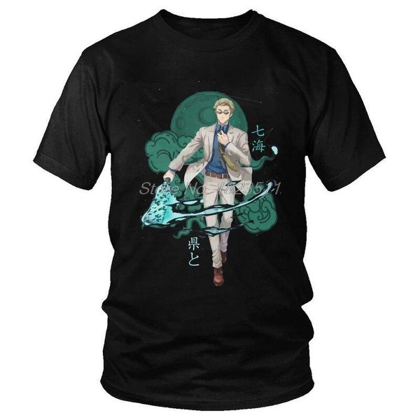men's t-shirts tvoe jujutsu kaisen nanami kento men graphic t shirt short sleeve manga anime tshirt cotton tee clothes, White;black
men's t-shirts tvoe jujutsu kaisen nanami kento men graphic t shirt short sleeve manga anime tshirt cotton tee clothes, White;black