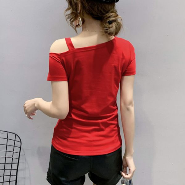 new summer korean style cotton t-shirt girls chic hollow out v-neck shiny diamonds women short sleeve tees 2021 t13115a uy3n, White
new summer korean style cotton t-shirt girls chic hollow out v-neck shiny diamonds women short sleeve tees 2021 t13115a uy3n, White