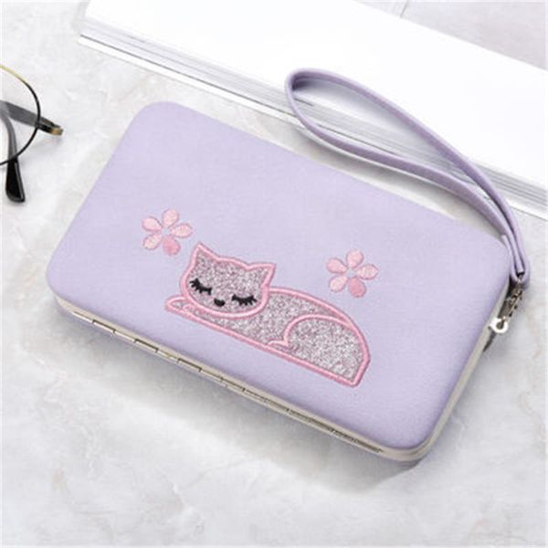 new product ladies long wallet embroidered kitten korean fashion large capacity mobile phone bag coin purse wallet card holder, Red;black
new product ladies long wallet embroidered kitten korean fashion large capacity mobile phone bag coin purse wallet card holder, Red;black