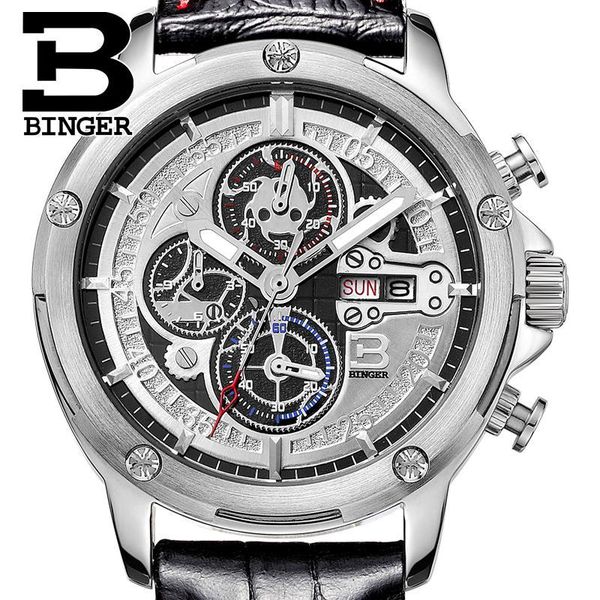 wristwatches switzerland men's watch binger quartz men watches leather strap chronograph diver glowwatch b6009-3, Slivery;brown
wristwatches switzerland men's watch binger quartz men watches leather strap chronograph diver glowwatch b6009-3, Slivery;brown