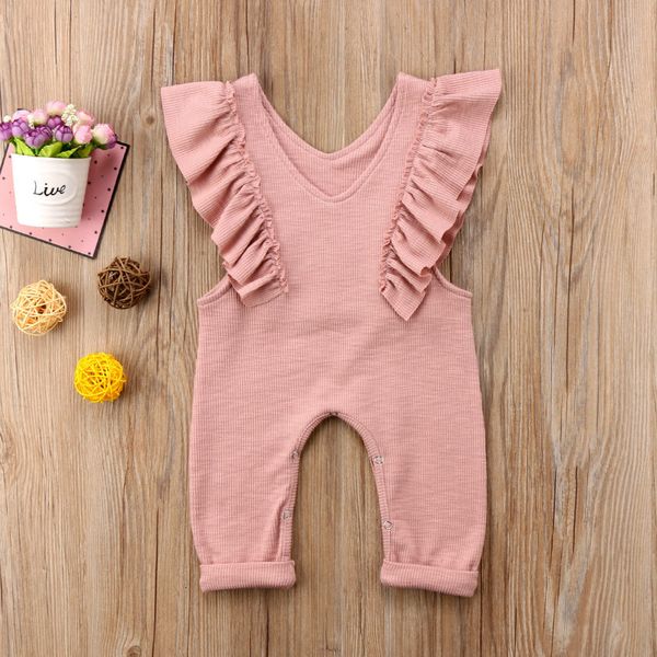 2021 new spring newborn infant girls romper suit sleeveless ruffles baby solid overall i5kc, Blue
2021 new spring newborn infant girls romper suit sleeveless ruffles baby solid overall i5kc, Blue