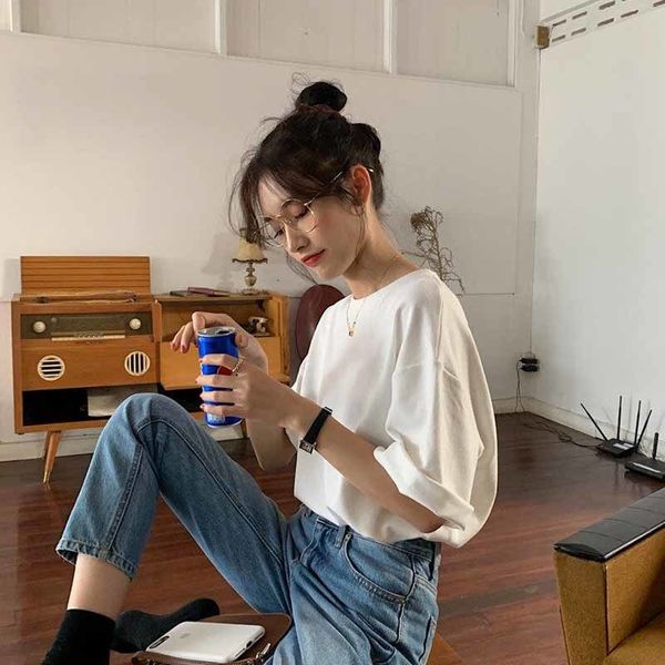 100% cotton 2021 short sleeve summer t-shirts the-neck letter impression of casual women harajuku t for woman blouse px2r, White
100% cotton 2021 short sleeve summer t-shirts the-neck letter impression of casual women harajuku t for woman blouse px2r, White