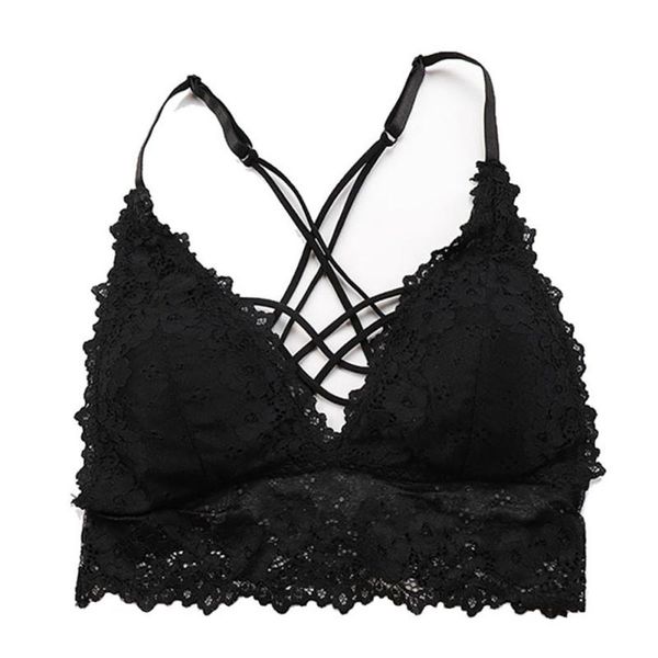 camisoles & tanks bras for women no steel ring chest lace bra beauty back cross tank push up padded lingeries, Black;white
camisoles & tanks bras for women no steel ring chest lace bra beauty back cross tank push up padded lingeries, Black;white