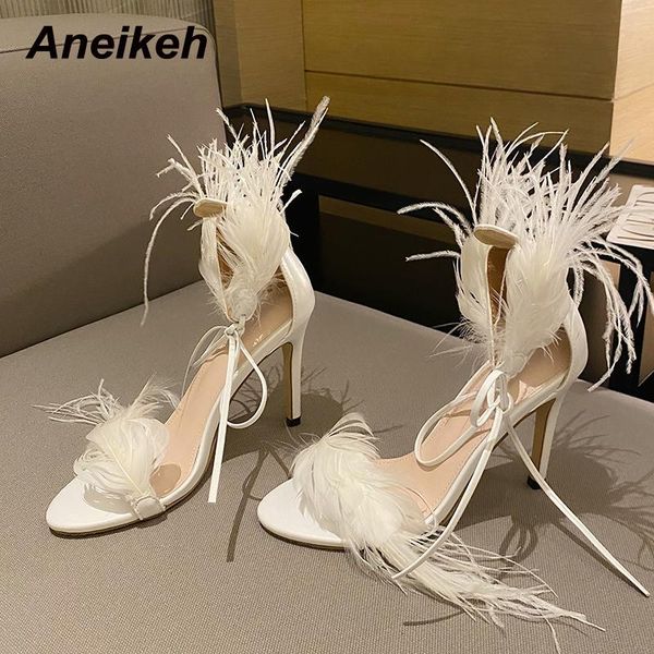 sandals aneikeh 2021 fashion women summer thin heels shoes pu party butterfly-knot feather gladiator lace-up animal prints, Black
sandals aneikeh 2021 fashion women summer thin heels shoes pu party butterfly-knot feather gladiator lace-up animal prints, Black