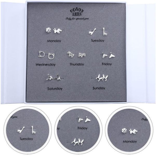 stud 1 set adorable christmas earrings holiday jewelry for, Golden;silver