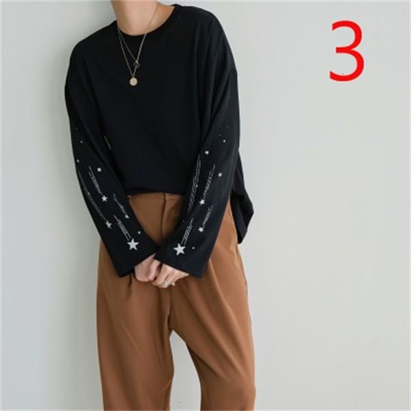 european 2021 and american fashion men's autumn new round neck long-sleeved t-shirt korean slim fsjo, White;black
european 2021 and american fashion men's autumn new round neck long-sleeved t-shirt korean slim fsjo, White;black