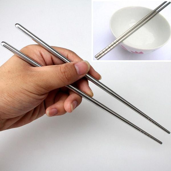 chopsticks 1 pair stainless steel non-slip reusable chopstick home kitchen sticks xhc88
chopsticks 1 pair stainless steel non-slip reusable chopstick home kitchen sticks xhc88