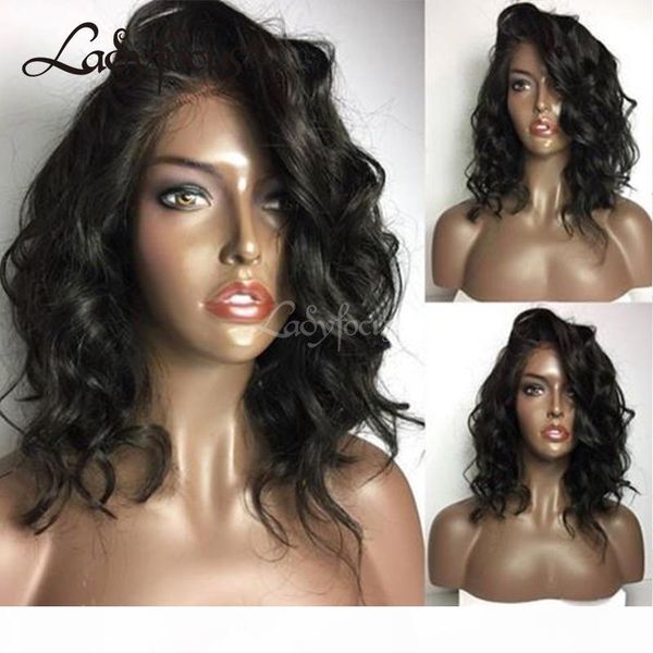 pre plucked full lace human hair wigs with baby hair unprocessed natural wave lace front half wigs for black women lob wigs, Black;brown
pre plucked full lace human hair wigs with baby hair unprocessed natural wave lace front half wigs for black women lob wigs, Black;brown
